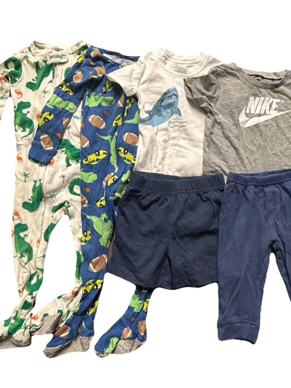 Toddler Boy Clothing Footie Pajamas Nike Shirts Shorts Pants Size 24 Months